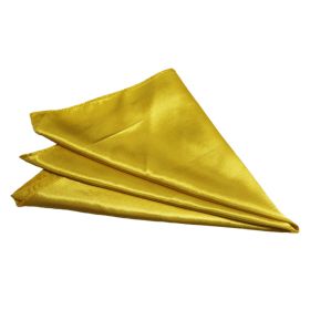 Wedding Party Banquet On-site Decoration Polyester Segment Cloth Napkin (Option: Gold-29cmx29cm)